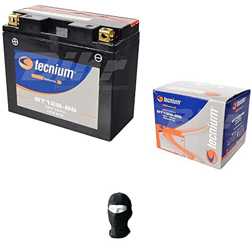 Compatible avec Yamaha 1000 YZF A R1 2001 Batterie TECNIUM BT12B-BS 10 AMPÈRES 12 Volts Batteries PRÊTES pour Usage SPÉCIFIQUE Moto Scooter 150X69X130MM