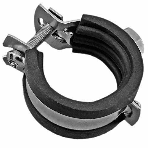 Rohrschelle mit Dübel und Schraube für PE Rohr-Aussendurchmesser 25mm