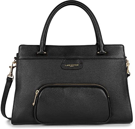LANCASTER Grand sac cabas main - Dune Noir