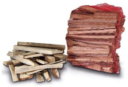 La zappa Leñas para encender fuego de abeto - Bolsas de 5 kg para calefacción, estufas y chimeneas, troncos de 15 cm (1 bolsa de 2,5 kg)
