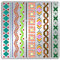 ORIGACH 15,6 cm Metallschablone für geometrische Malerei, Edelstahl-Malschablonen, Holzbrennschablonen für Scrapbooking, Holzschnitzerei, Brandmalerei, Gravur