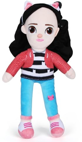 Zaloife Plüschtier Mädchen, Kuscheltier Gabby Plush 34cm, Stofftier Plüsch Puppe Geschenk für Kinder