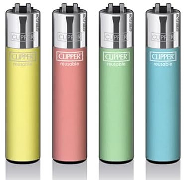 Clipper Micro Feuerzeuge Verschidenen Modelle Inkl. Gratis Crystal Balls (Micro Metallic Pastel)
