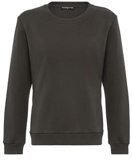 Redbridge Basic Sweatshirt Klassischer Pullover mit Rundhalsausschnitt Lässiger Stil Khaki M