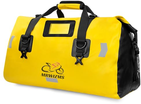 Motorrad Tasche 66L extra großes Fassungsvermögen Motorrad Hecktasche Multifunktions-Motorrad Satteltasche Ideal für Reisen und abenteuerliches