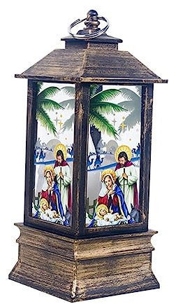 PRETYZOOM Metall Adler Wanddekoration Jesus Garagentorgriff Weihnachts-LED-Lampe Urlaub The Holiday Lantern Weihnachts-Hängelampe led-Laterne für Festival tragbar Handlampe
