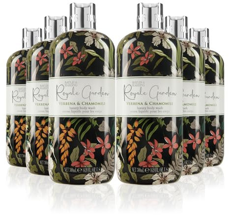 Baylis & Harding Royale Garden Verbena & Chamomile Body Wash 500ml (Pack of 6) - Vegan Friendly