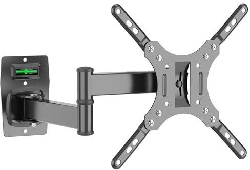 GRUNKEL - Soporte TV Pared - Capacidad de Carga hasta 15 kg - Diseño Compacto y Resistente - Fácil Instalación - Incluye Kit de Herramientas con Formato VESA Desde 50x50 a 200x200mm
