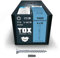 TOX Holzbauschrauben TIMBR SK 4,0 x 50 mm, blau verzinkt mit Senkkopf, TX20, Schrauben für leichtes Eindrehen und bündige Montagen im Holzbau, 500 Stück im Karton, inkl. 1x Bit, 112040414050
