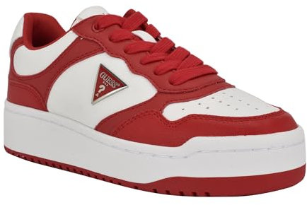 Guess Women's Miram Sneaker, Red/White 610, 42 EU