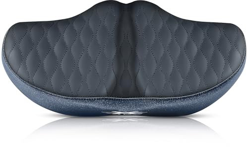 X WING New-Age Noseless Coussin de Selle de vélo pour Homme et Femme – Rembourrage supplémentaire et Large – Convient pour Les vélos de Ville, électriques, stationnaires – Compatible avec Les vélos