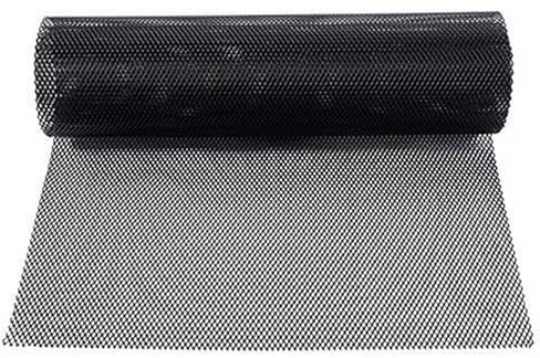 Malla para parrilla de coche – Hoja de malla de aleación de aluminio negra | Red de malla de panal de abeja de carreras | Rejilla para parachoques de cuerpo rómbico impermeable