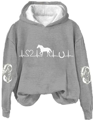 Felpa Caldissima Offerte Top di Oggi Felpa con Marsupio Porta Gatto Felpa Rossa con Cappuccio Donna Oversized Sweatshirt Felpa Blu Oversize Felpa Trasher Todays Daily Deals Colla