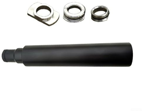 HEBEOT Bicycle Bottom Bracket Removal Tool Stainless Steel Press Fit Bottom Bracket Removal Tool With 3 Middle Snap Rings For Different Central Shafts 131.5 * 23.5mm(Black)