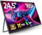 EVICIV Portable Monitor 24,5 Zoll 2K 165Hz GroBer Tragbarer Bildschirm QHD 2560 * 1440 100% sRGB IPS Gaming Display USB C Mini HDMI mit VESA & Ständer 180°für Laptop PC Handy PS-4/5 Xbo