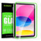 GOZOPO Protector Pantalla para iPad (A16) 11.ª/10.ª Generación (2025/2022), Dureza 9H, Sin burbujas, Antihuellas [2 Piezas]
