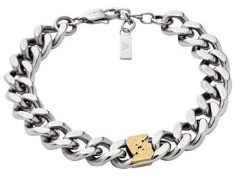 EMPORIO ARMANI Herren Mehrfarbig Edelstahl Armband, EGS3186040