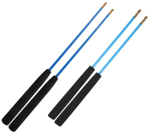 Toyvian 2paare Diabolo-stäbe Professionell für Jonglieren Chinesische Diabolo-stäbe zum Training Diabolo-jonglierstäbe mit Rutschfestem Griff Diabolo-stäbe für Senioren Diabolo-zubehör