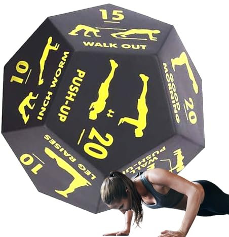 Workout-Würfel, Fitnessstudio, Workout, Sport, Übungswürfel, Heimsport, Training, Workout-Ausrüstung zum Dehnen, Yoga, Springen, Ausfallschritte, Liegestütze