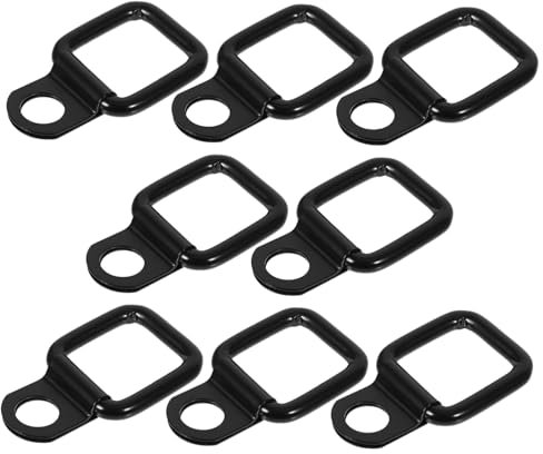 CANIGHT 8Pcs Car Roof Hooks Vehicle Pull Ring Hooks for Trunk Design for Roof Covers Versatile Compatibility Sturdy Construction for Enhanced Stability