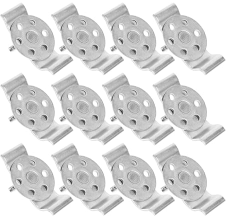 Generisch 12sätze Teiliges Unterbau spülbecken clips Set aus Edelstahl Stabile Montageklammern zur Befestigung von Küchenspüle und Waschbecken Einfache Installation ohne Bohren Kompatibel