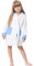 Ladeheid Kinder Frottee Bademantel aus 100% Baumwolle LA40-103 (Weiß/Blau (P1/M9), 122-128)