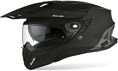 AIROH Commander, CM11 Casco per Moto Unisex adulto, S, Nero