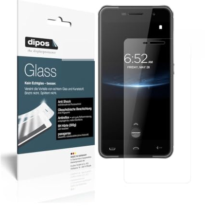 dipos 2x Displayschutzfolie 9H matt für HOMTOM HT37 Pro