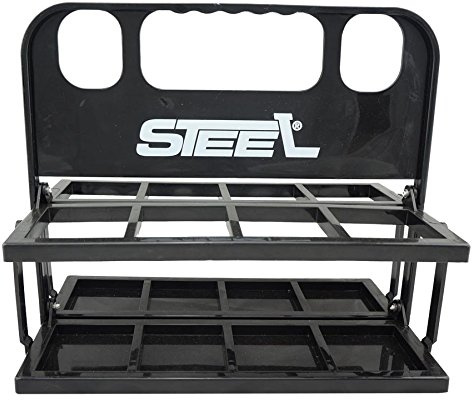 STEEL Flaschenträger 8 Flaschen Faltbar