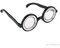 Runde Blasen Brille Bug Eyes Specs Cola Flasche Kostüm Brille