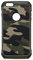 NX Camouflage Case for iPhone 5 5S SE - with Free Ring Holder, Green Camo
