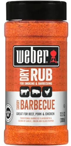 Weber Savory Barbecue Dry Rub, 13.5 Ounce