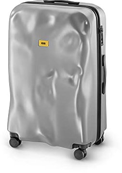Carsh Baggage - Trolley Icon Line - Großer Baggare - 4 Räder - 100 Liter (Metal Silver)
