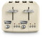 De'Longhi Argento Flora CT04.BG 4 Slice Toaster - Beige