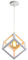 STOEX Suspension Luminaire Industrielle Contemporain, Lustre Abat-Jour Plafonnier en Métal Fer Cage E27 (Cube-Blanc)