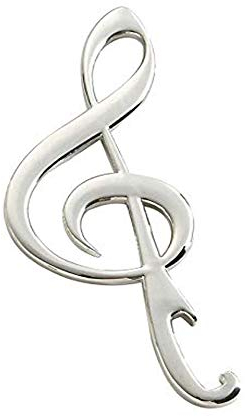 J Shop Music Note Bottle Opener, Silver