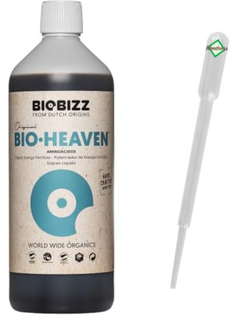 Weedness BioBizz Bio Heaven 500 ML + Pipette - Engrais Naturel Cultures de tomates en intérieur Orchidées liquides Bonsaïs biologiques NPK