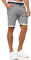 Indicode Herren Bourchier Chino Shorts mit 4 Taschen aus 98% Baumwolle | Bermuda Sommershorts für Männer Black, S