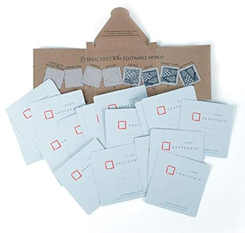 Zentangle Original Square Paper Tiles (Gray)