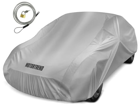Motor Trend FlexCover - Telo copriauto impermeabile per pioggia e vento, adatto per tutte le condizioni atmosferiche, misura XXL fino a 579,1 cm