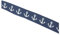 1 Meter Ripsband Breite 18 mm bedruckt Anker blau Dekoartion *NEU*OVP*