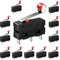 beihuazi® Micro Interruptor Final de Carrera Momentáneo Límite Interruptor 125V–250V 5A Larga Recta Bisagra Palanca 3 pines SPDT, 1 NO, 1 NC (12 piezas)
