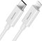 deleyCON 0,5m USB-C a Lightning 8 Pin Cavo di Ricarica Cavo Dati Cavo di Ricarica Ultra Veloce Certificato MFi per Apple iPhone 14 13 12 11 Pro Max Mini Power Delivery - Bianco