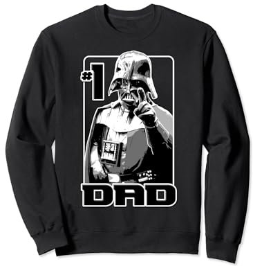 Star Wars Classic Festa del Papà Darth Vader #1 Dad Retro Felpa
