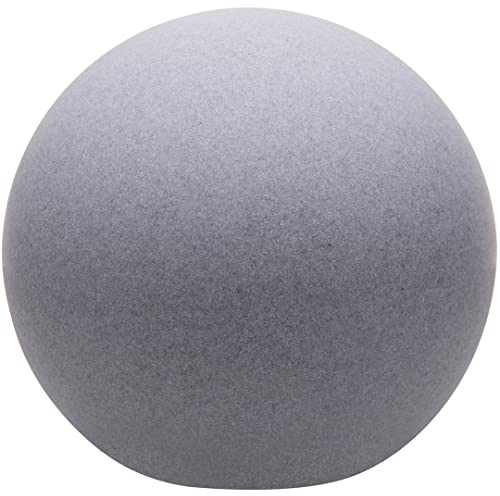 8 seasons design LED Kugelleuchte 40 cm Shining Globe (stone), E27, Leuchtmittel warmweiß – wetterfest – Kugellampe für außen (Garten, Terrasse, Balkon) und innen – robust & langlebig