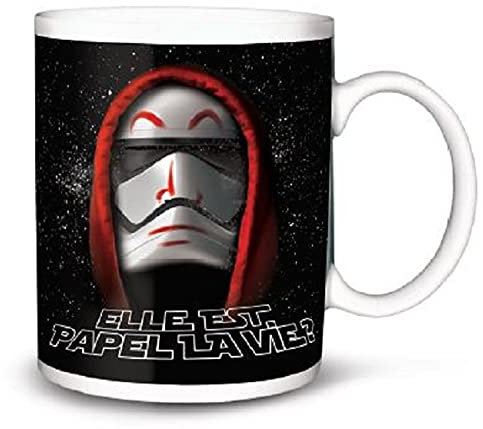 p2g Mug Ceramique Elle Est Papel La Vie dans sa boite