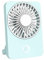 KEAIDO Mini Desk Fan, Portable USB 3 Speed Wind Power Electric Fans, Personal Quiet Air Cooler, Small Table Fan for Home Outdoor Camping Picnic Classroom (Blue)