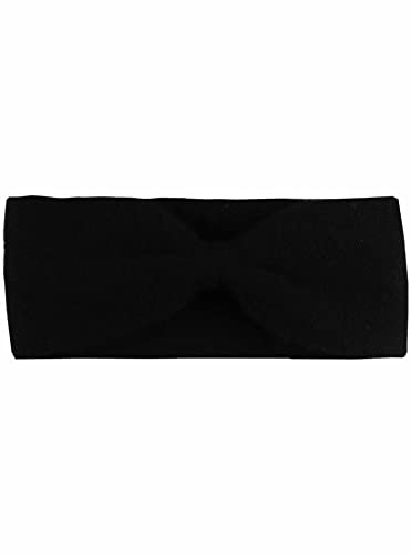 Zwillingsherz Stirnband aus 100% Kaschmir - Hochwertiges Kopfband im Uni Design für Damen Frauen Mädchen - Wolle - Haarband – warm und weich perfekt für Frühjahr Herbst Winter - swz