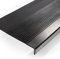 ANRO Gummi Stufenmatten Treppenstufenmatten rutschfest Gummistufenmatte Außenbereich Treppenstufen Matte Feinriefen schwarz 60x30x5cm
