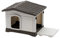 Ferplast Niche pour chien DOGVILLA 60, Niche pour Chien Exterieur, Niche Chien, Côté Ouverture, Fond drainant, Base isolante, Toit Amovible, Grille de Ventilation, Plastique Recyclé, 58 x 48 x h 44 cm